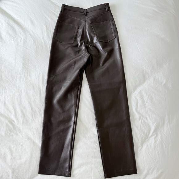 Wilfred Brown Straight Leg Pants - Picture 8 of 15
